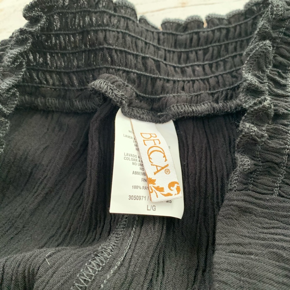 BECCA MODERN MUSE COVER-UP FLYAWAY PANTS SZ L - Picture 4 of 6